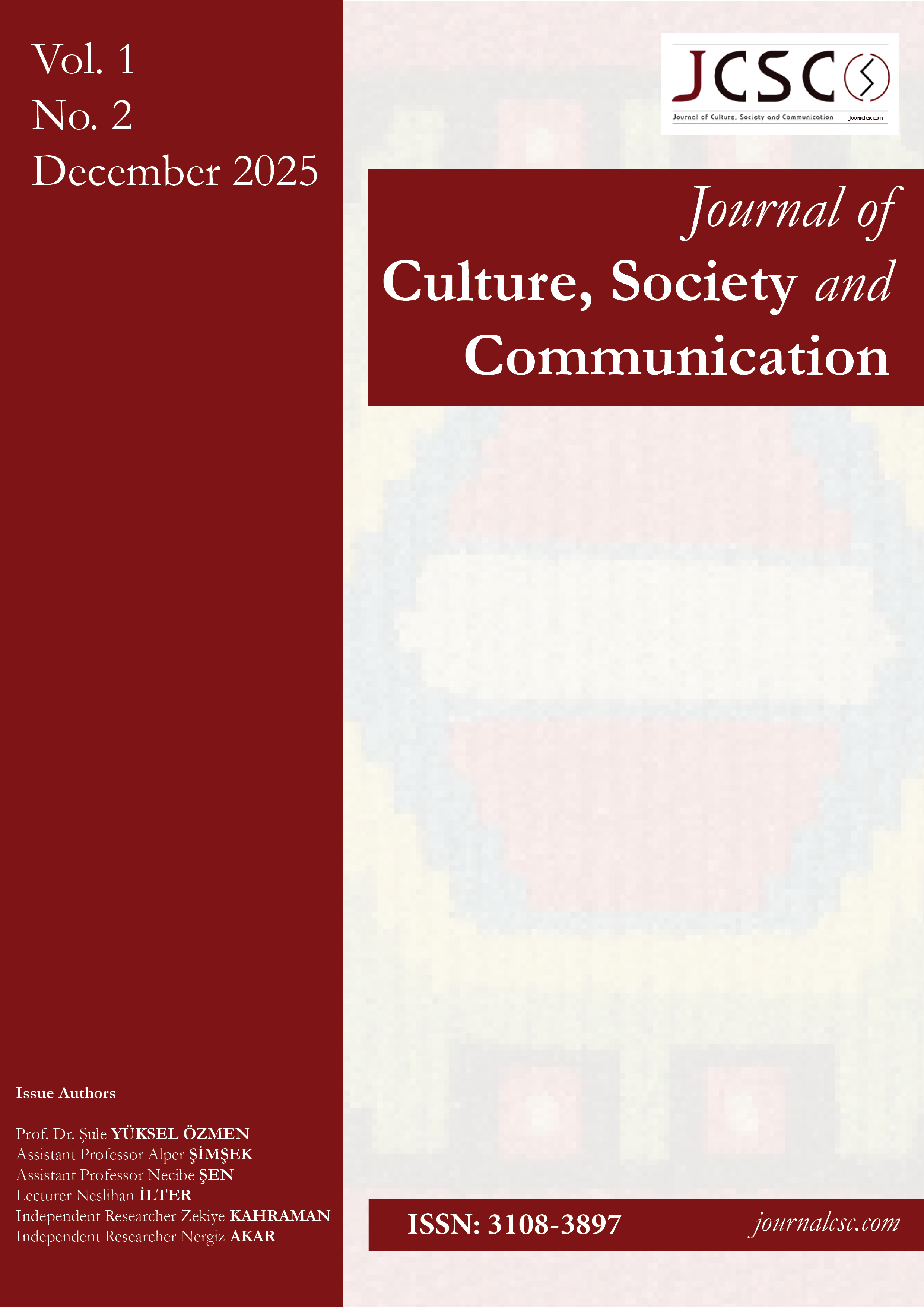 					View Vol. 1 No. 2 (2025): Journal of Culture, Society and Communication 
				
